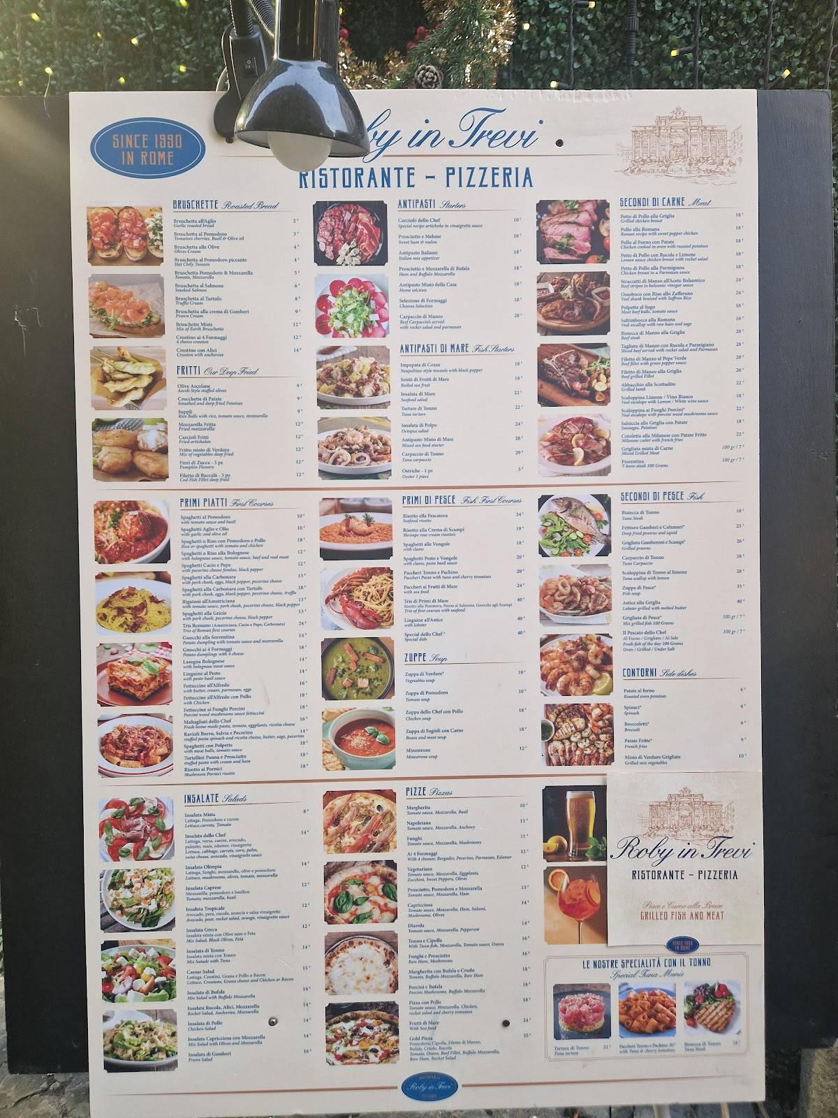 Menu di Ristorante Il Barone 