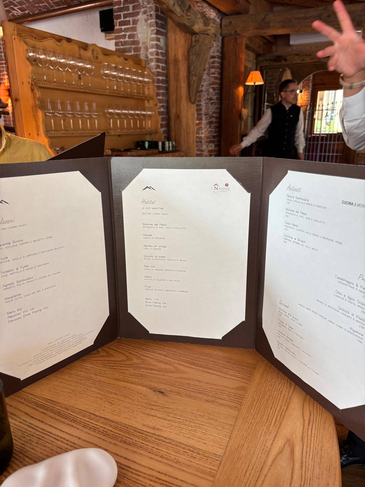 Menu di Ristorante Il Nazionale di Vernante 