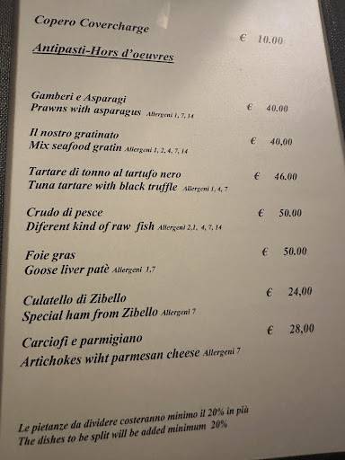 Menu di Ristorante La Colombetta 