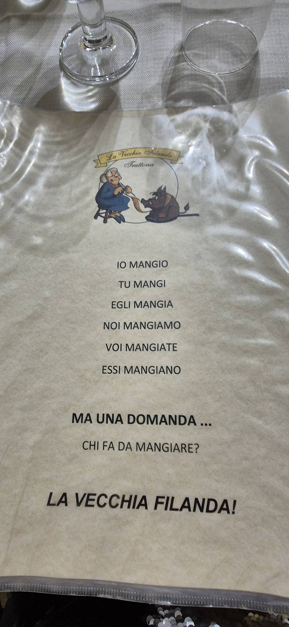 Menu di Ristorante La Vecchia Filanda 