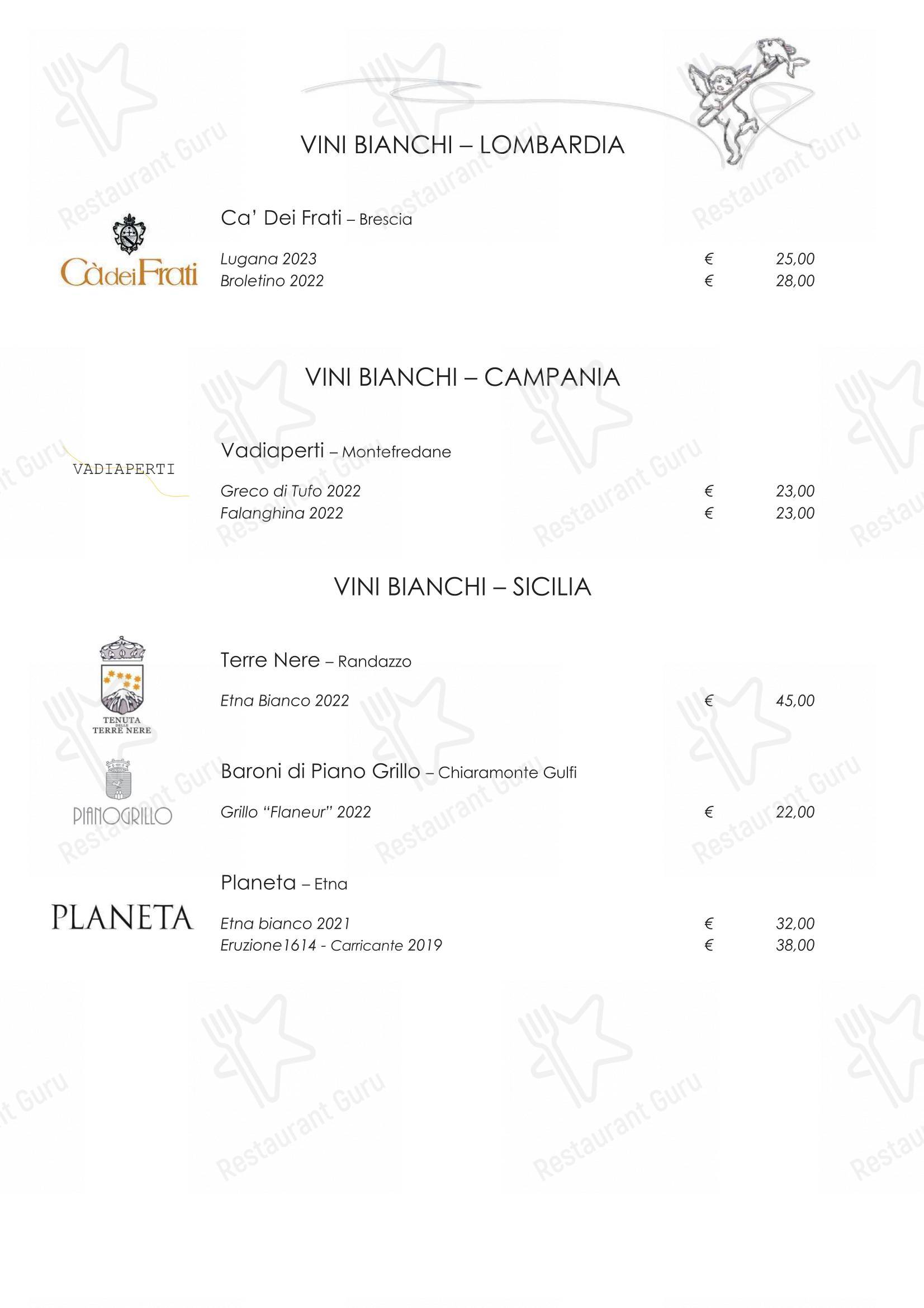 Menu bar per Ristorante Mare Divino ristorante