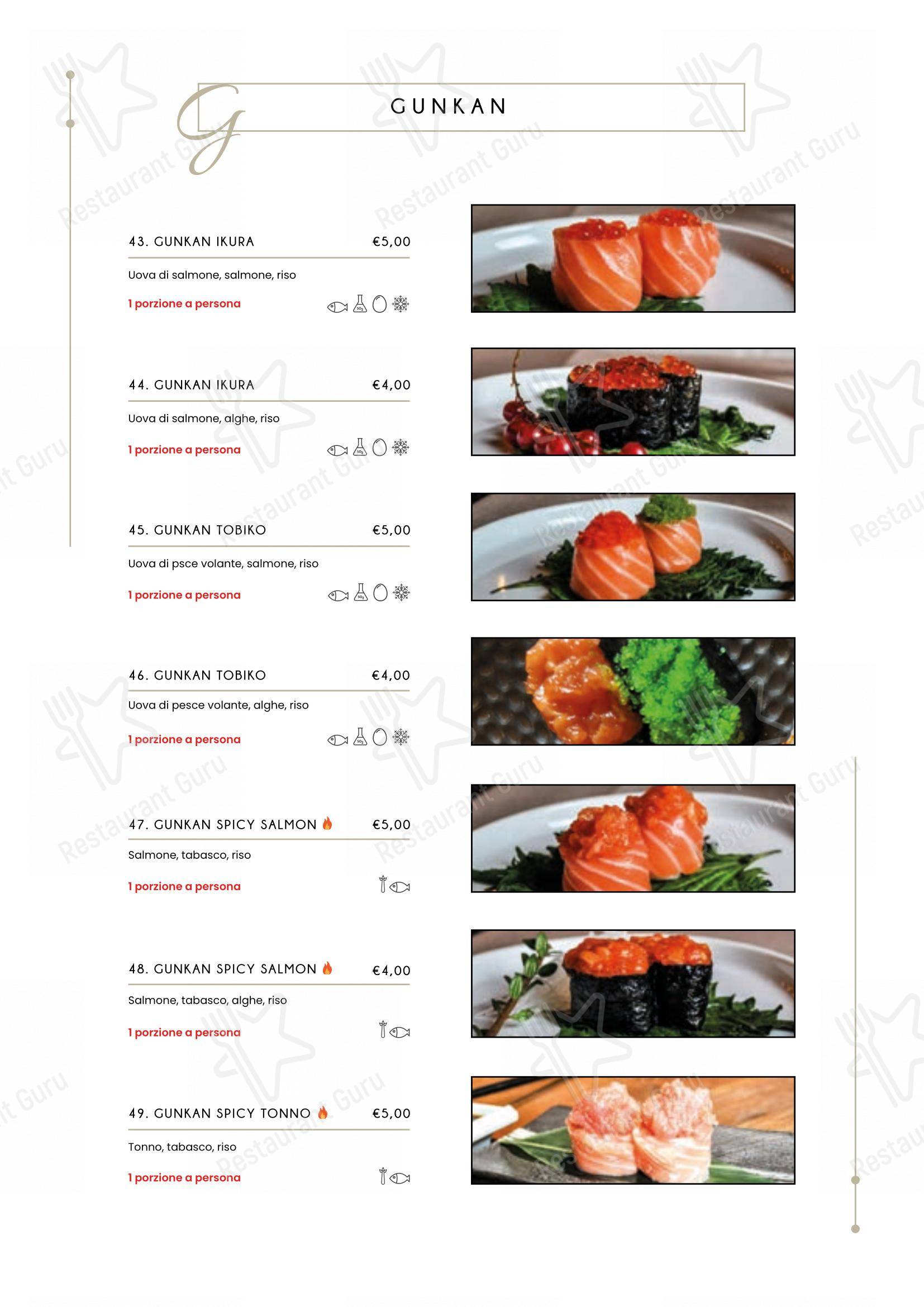 Ristorante Miyako in Bologna - Menu