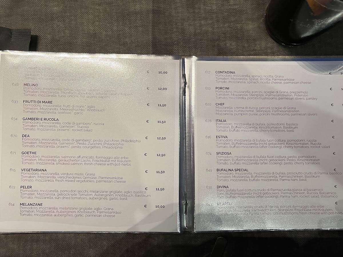 Menu di Ristorante Pizzeria Al Porto/Centrale 