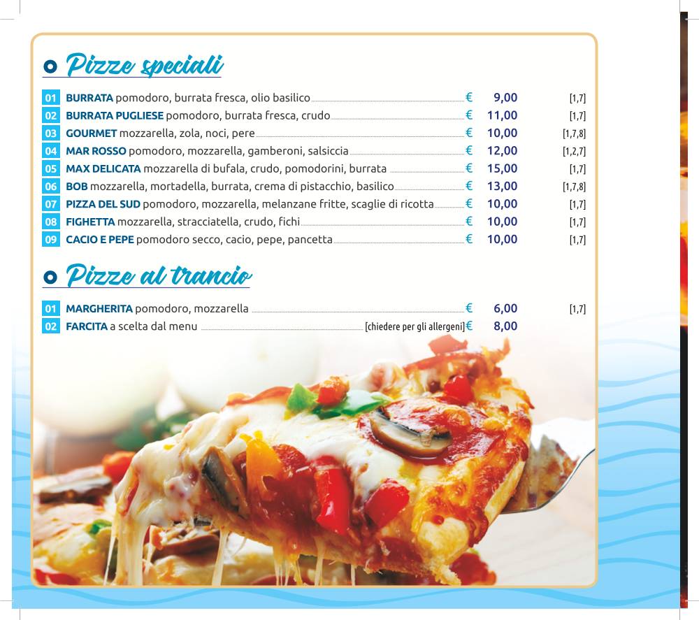 Menu di Ristorante Pizzeria Bella Napoli 