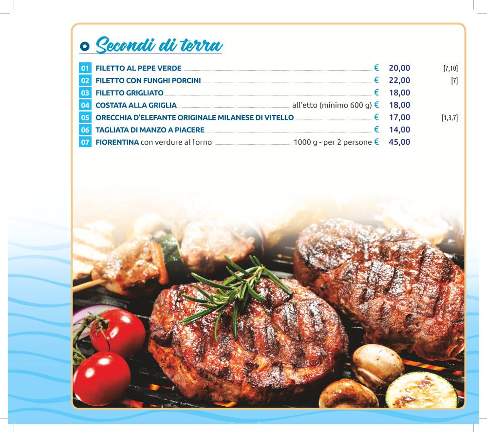 Menu di Ristorante Pizzeria Bella Napoli 