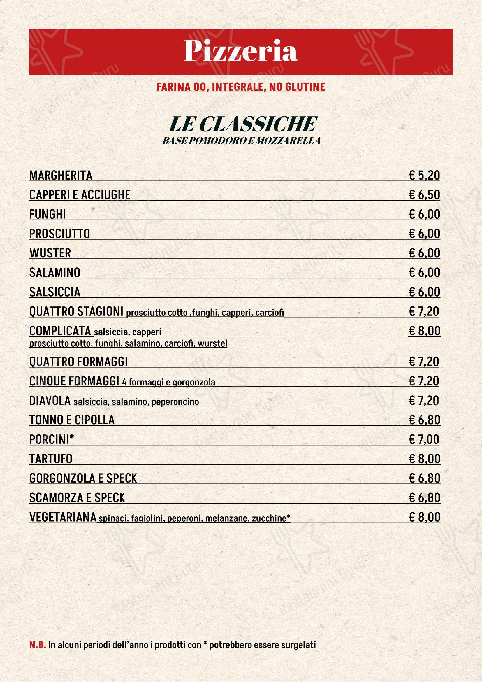 Ristorante Pizzeria Braceria Neda in Pieve al Toppo - Menu bar