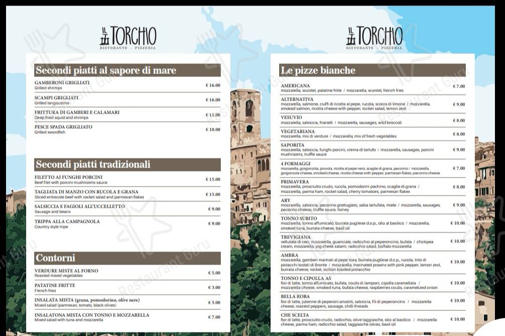 Menu di il Torchio 