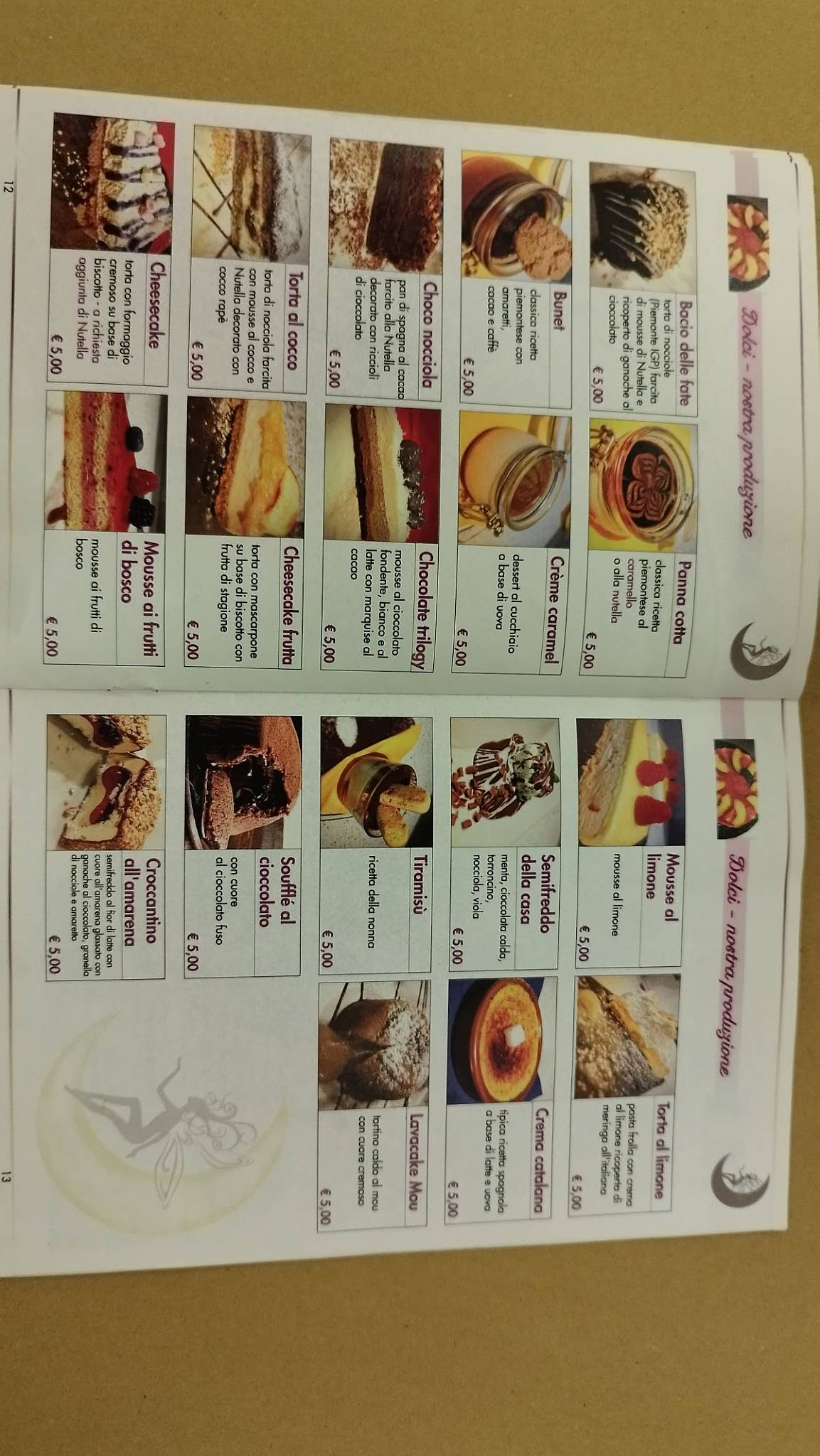 Menu di Ristorante Pizzeria Le Fate 