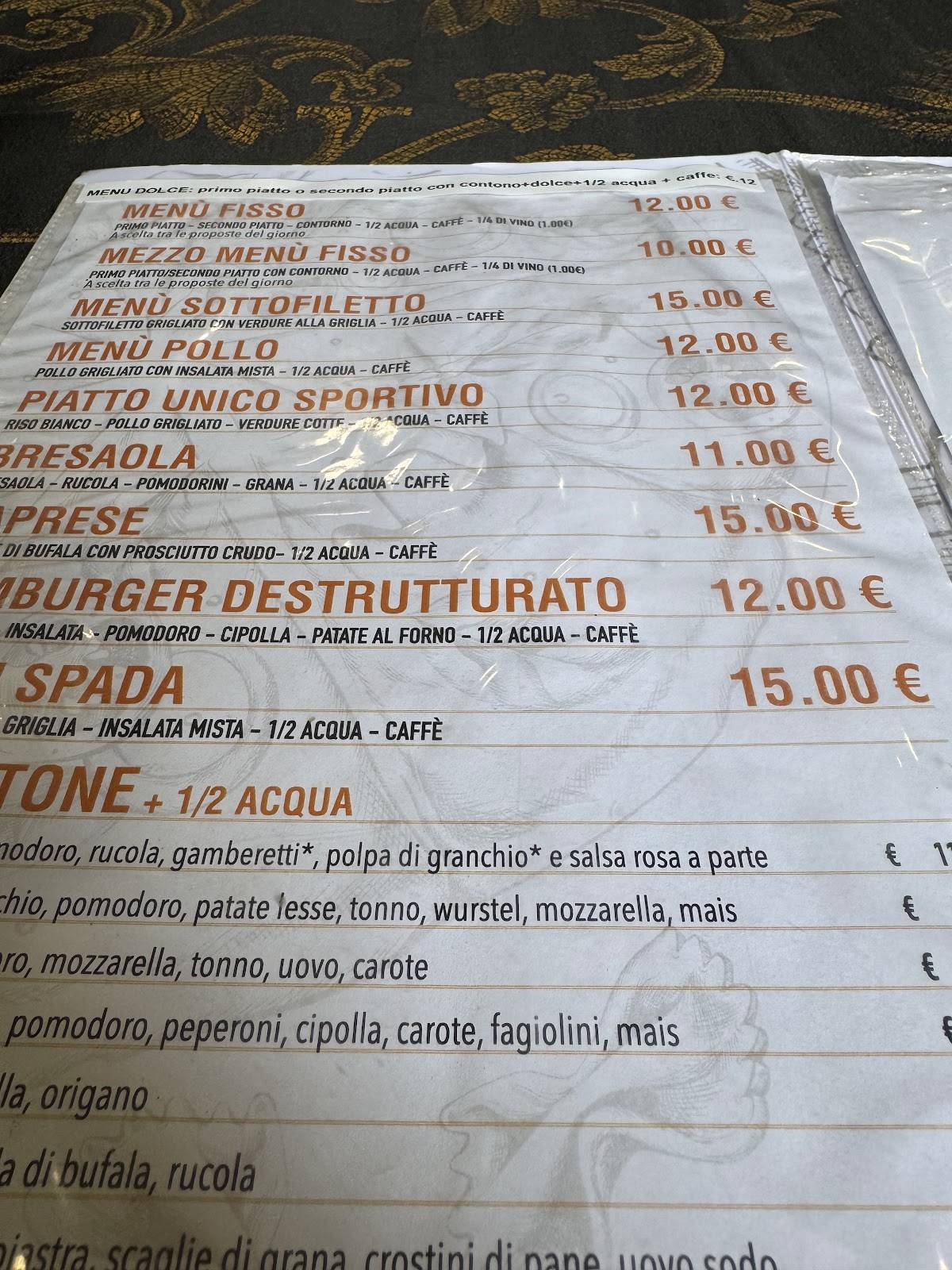 Menu di Ristorante Pizzeria Real Piper 