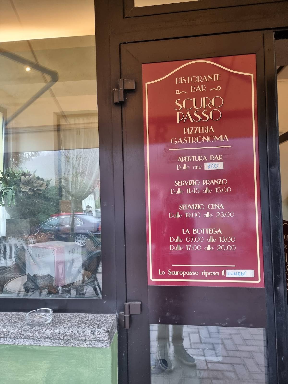 Menu di Ristorante Pizzeria Scuropasso 