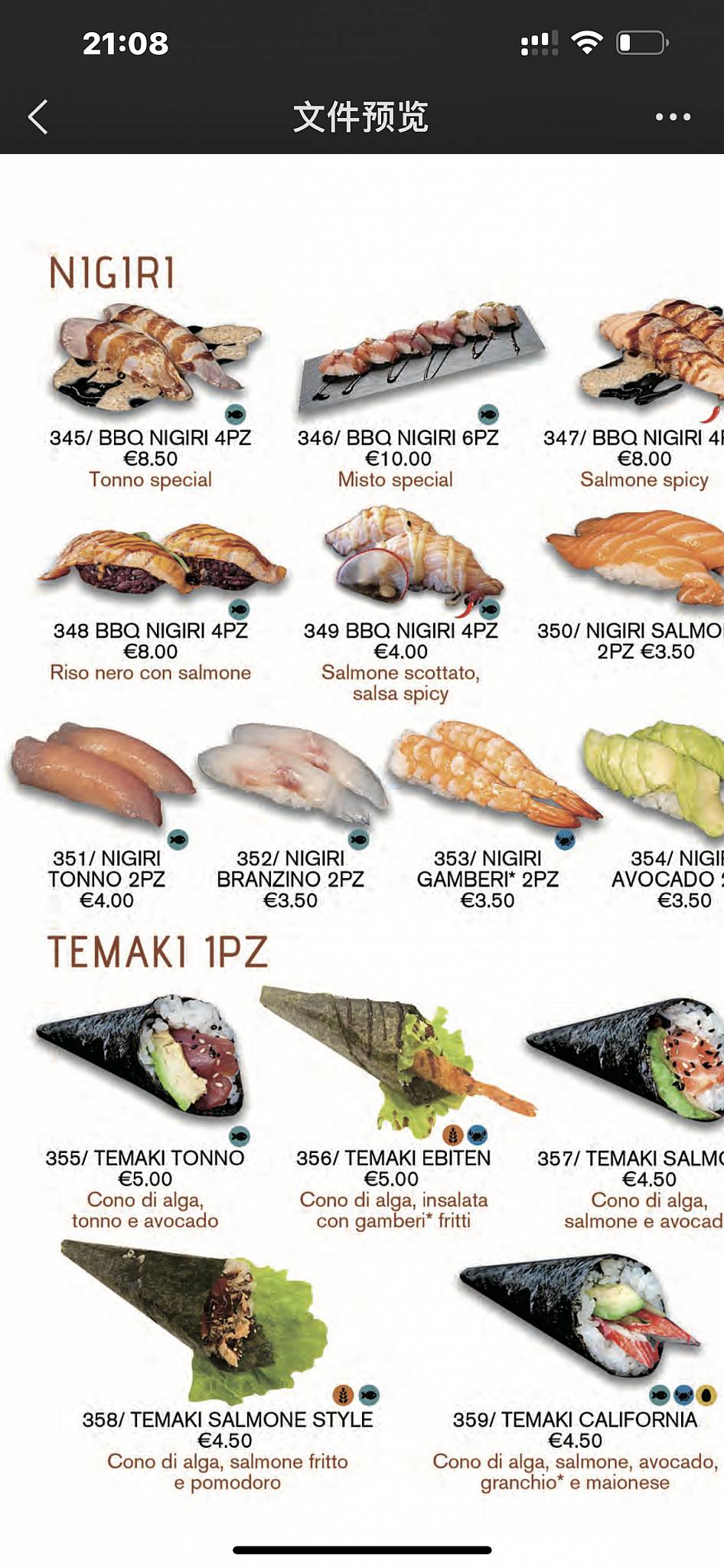 Menu di Pizzeria Ristorante Stelvio 