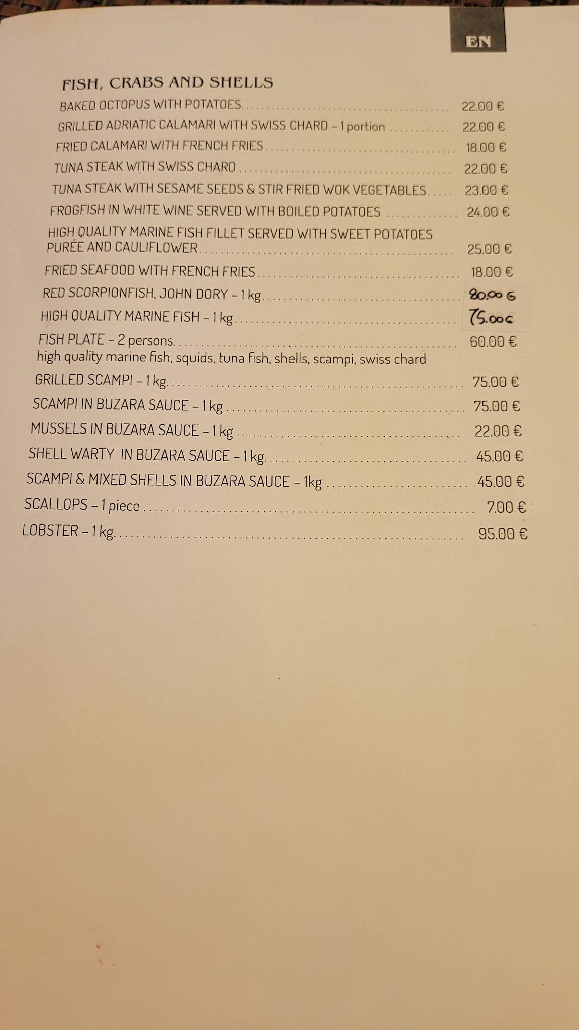 Menu di Riva 