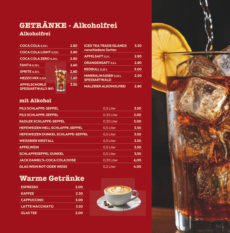 Menu de Pizzeria Libretto Rodgau