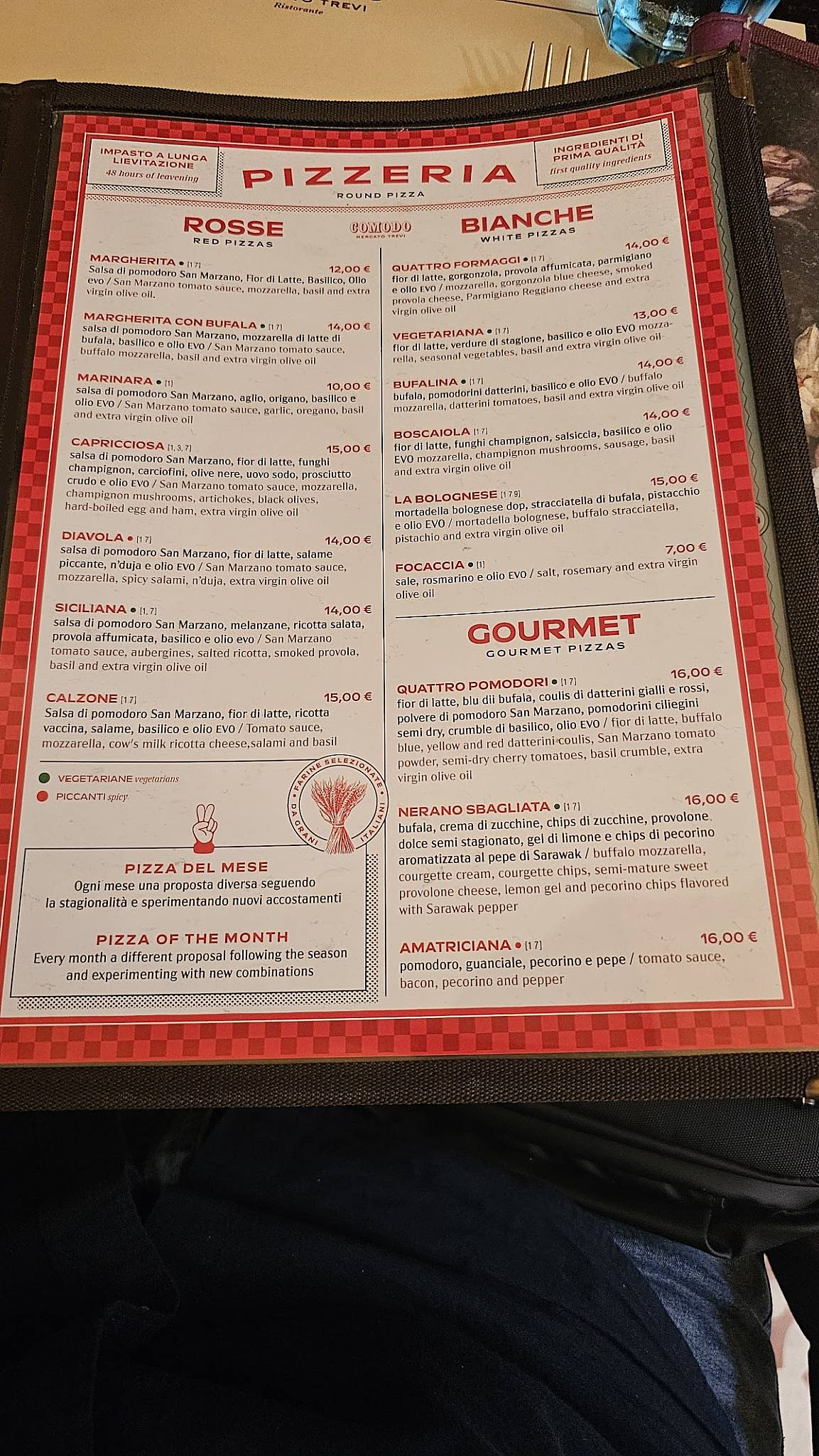 Menu di Comodo Mercato Trevi 