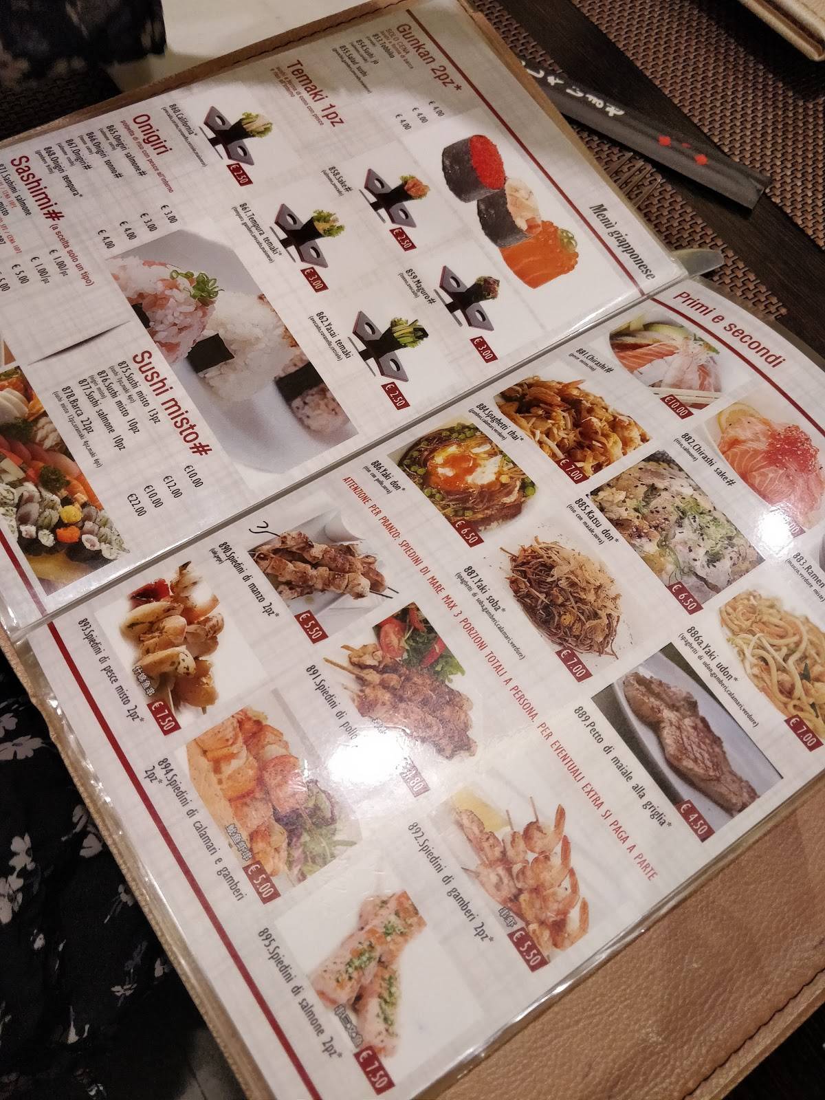 Menu di Ristorante Saien 