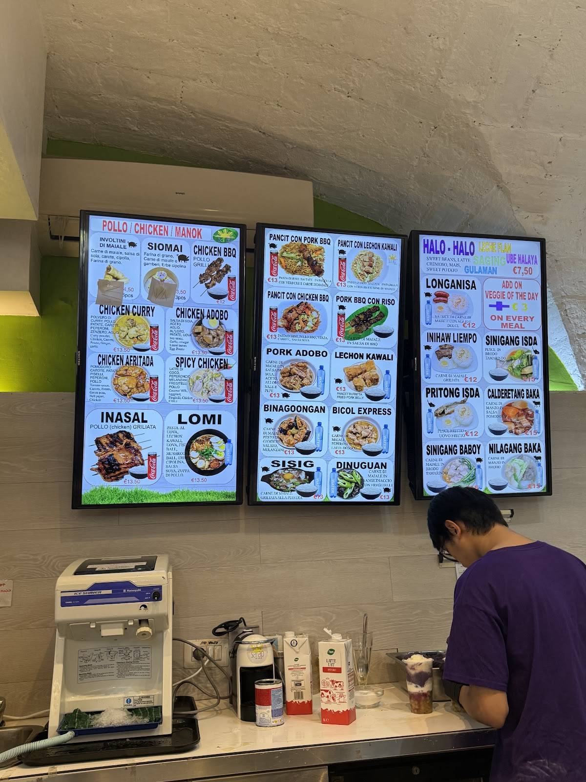 Menu di Sarap Filipino Restaurant 