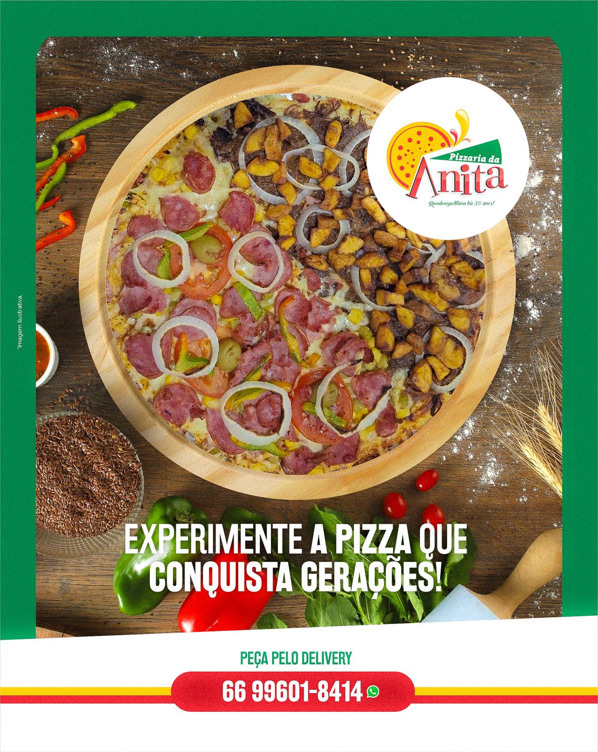Pizzaria Da Anita cardápio