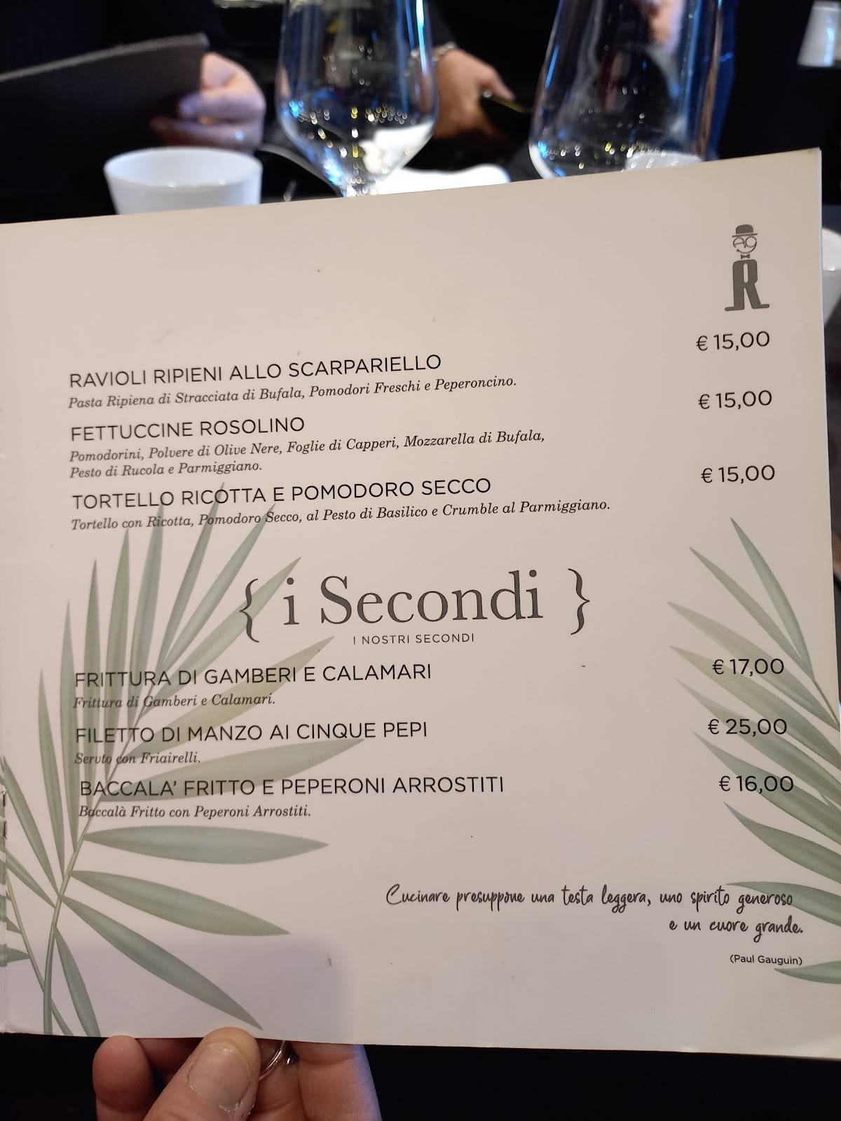 Menu di Rosolino Ristorante 