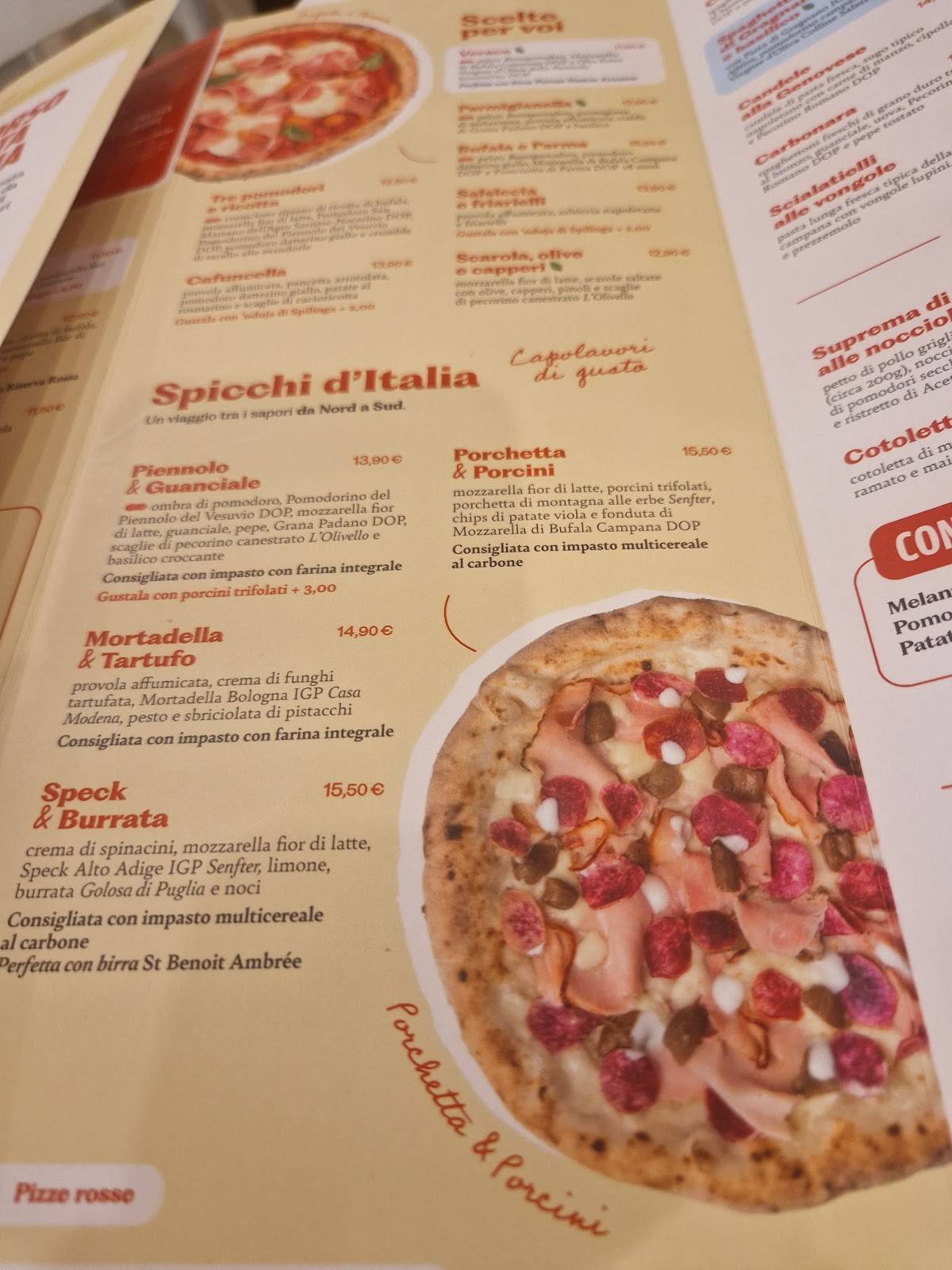 Menu di Rossopomodoro Roma Est 