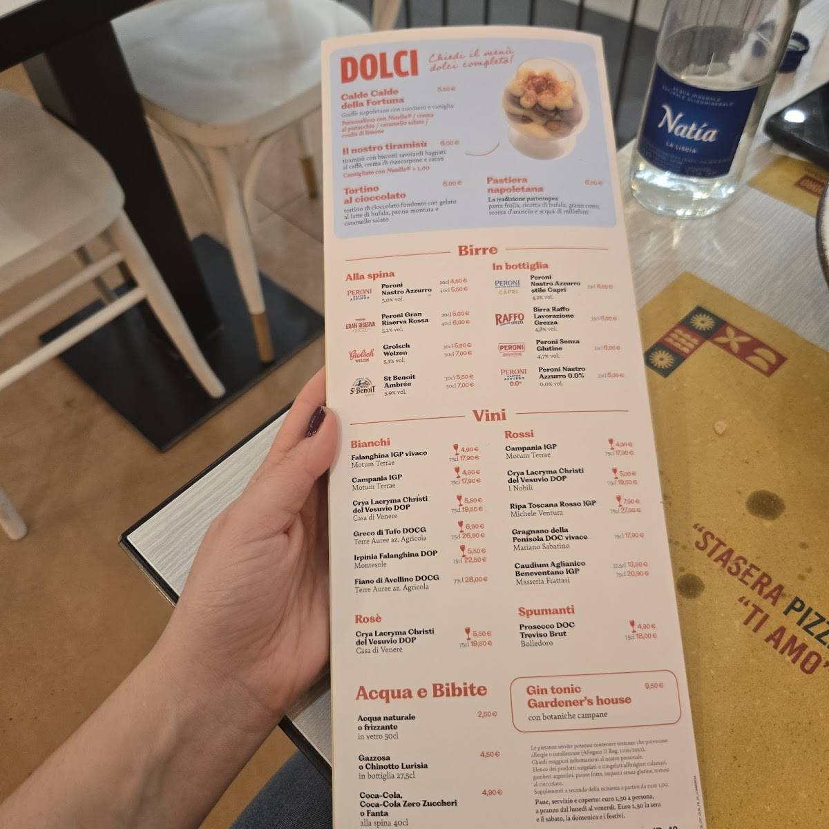 Menu di Rossopomodoro Stezzano 