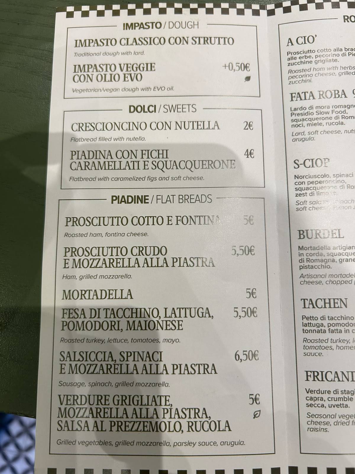 Menu di Rotolo 