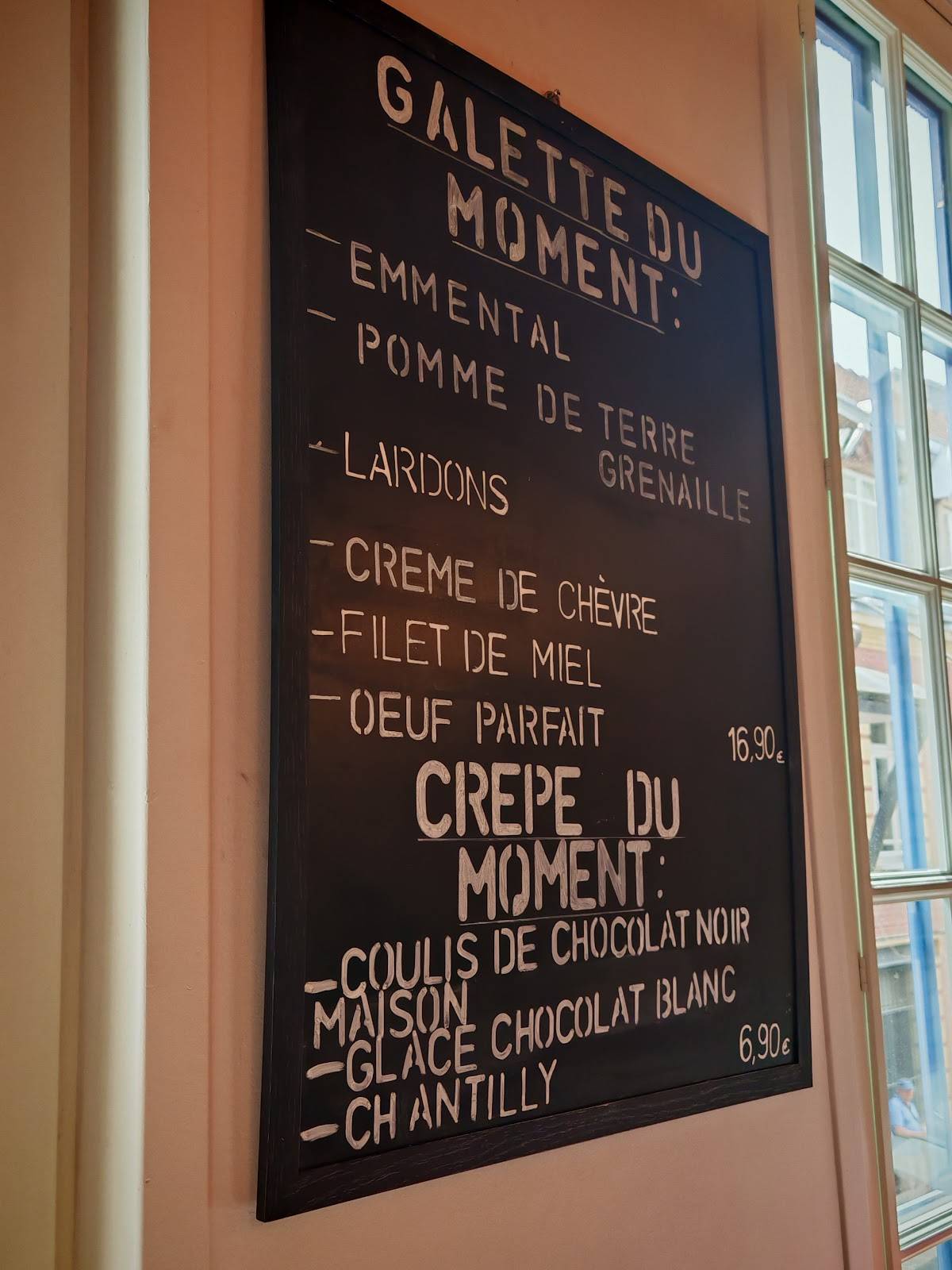 Menu de La Crêperie Rouennaise