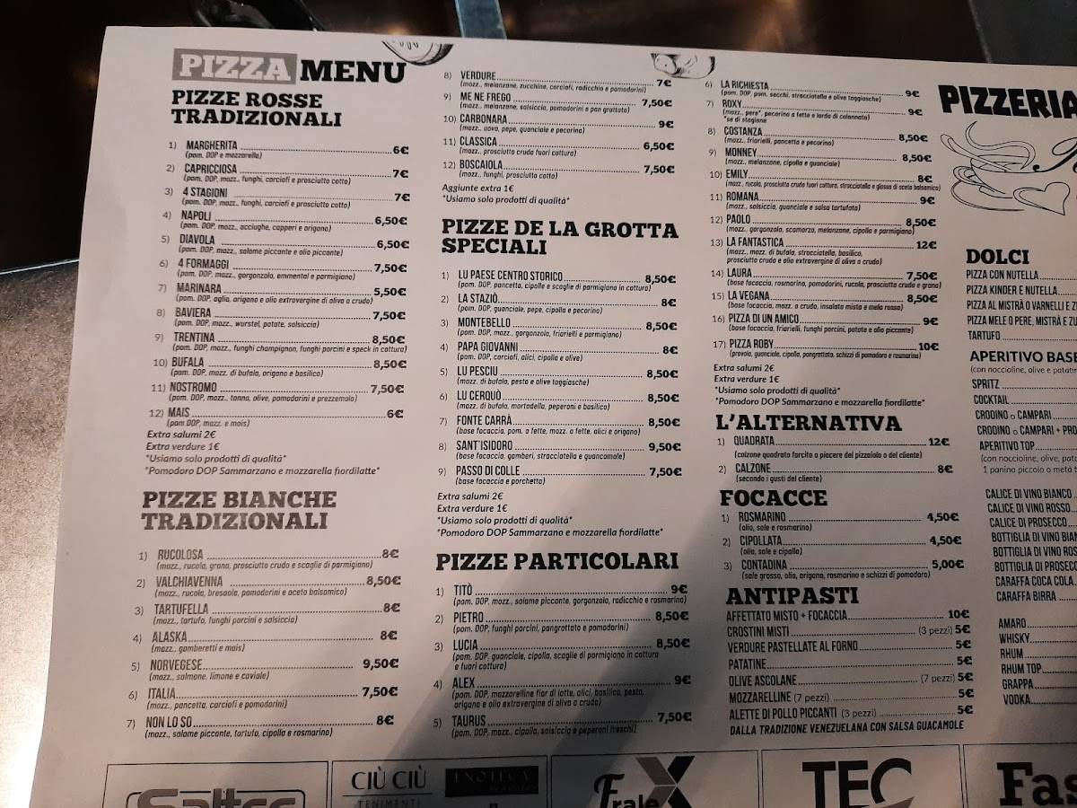 Menu di Roxy Bar 