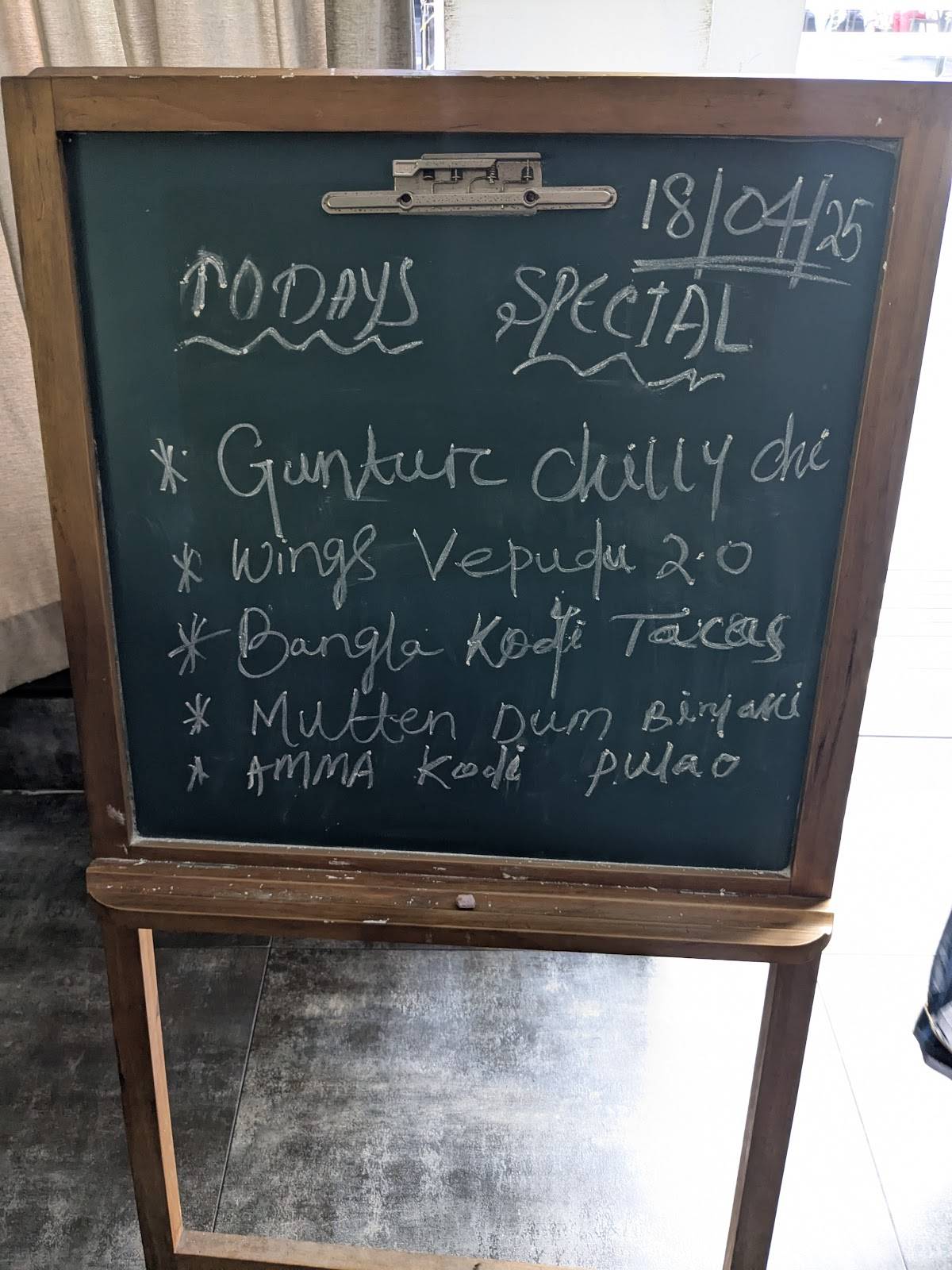 Rusted Spoon menu