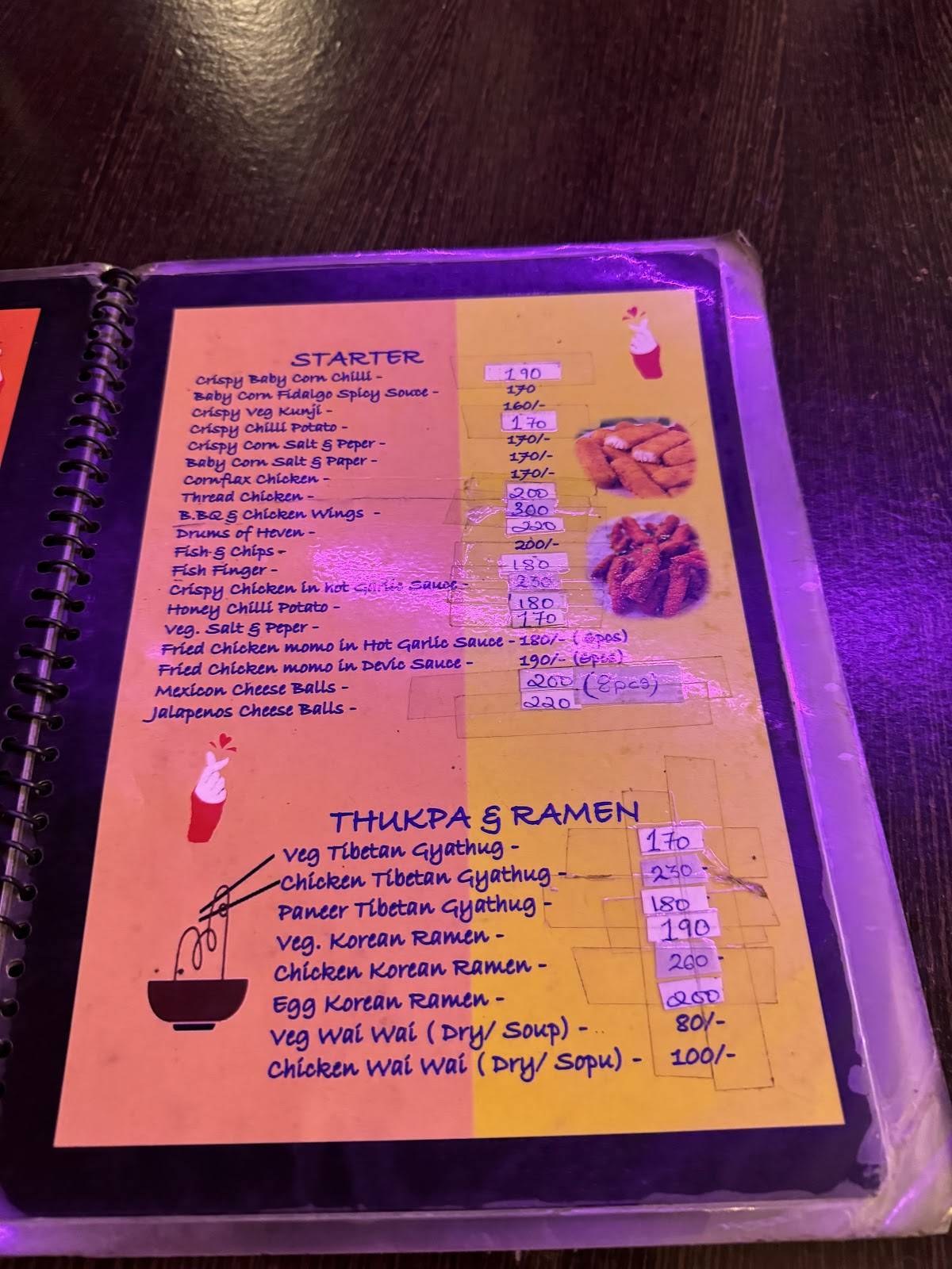 SA-RANG-HAE CAFE SIP OF LOVE menu