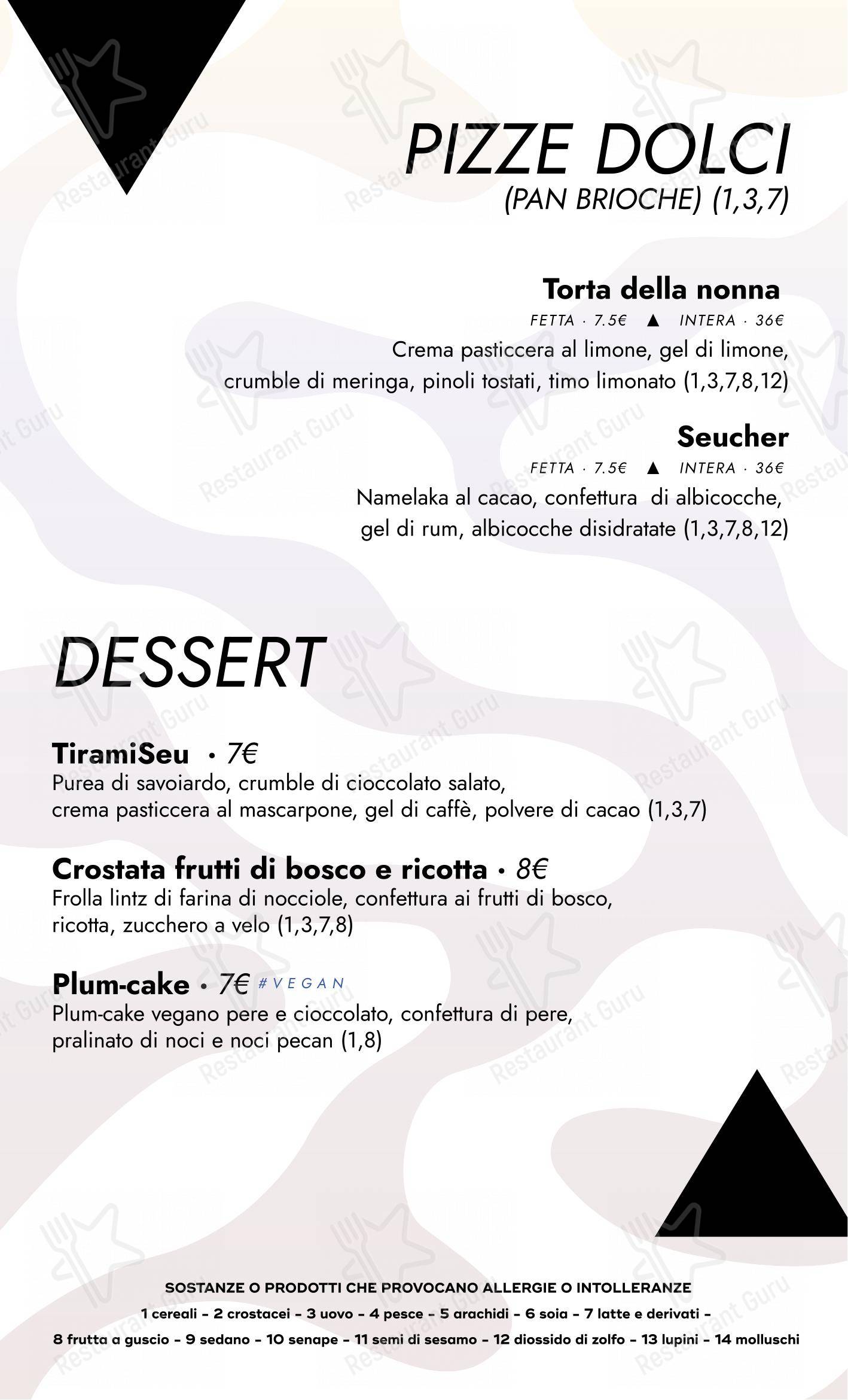 Menu di SEU Pizza - Menu bar