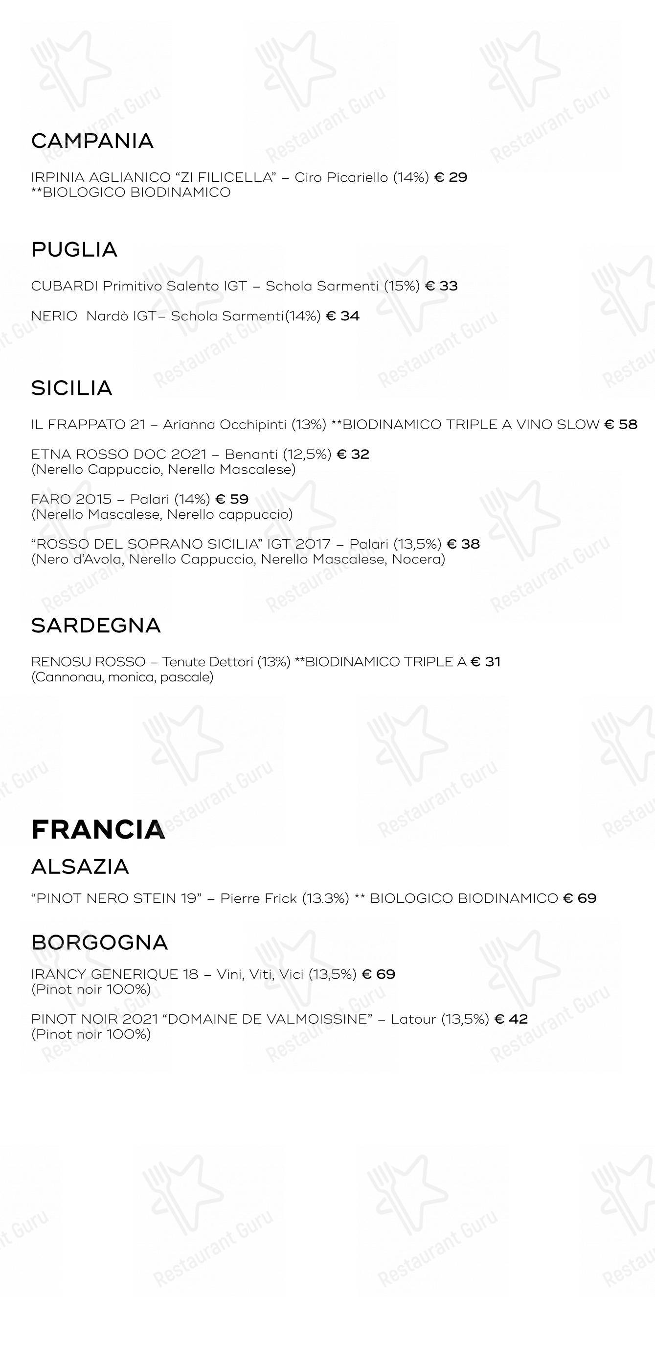Menu per SEU Pizza pizzeria