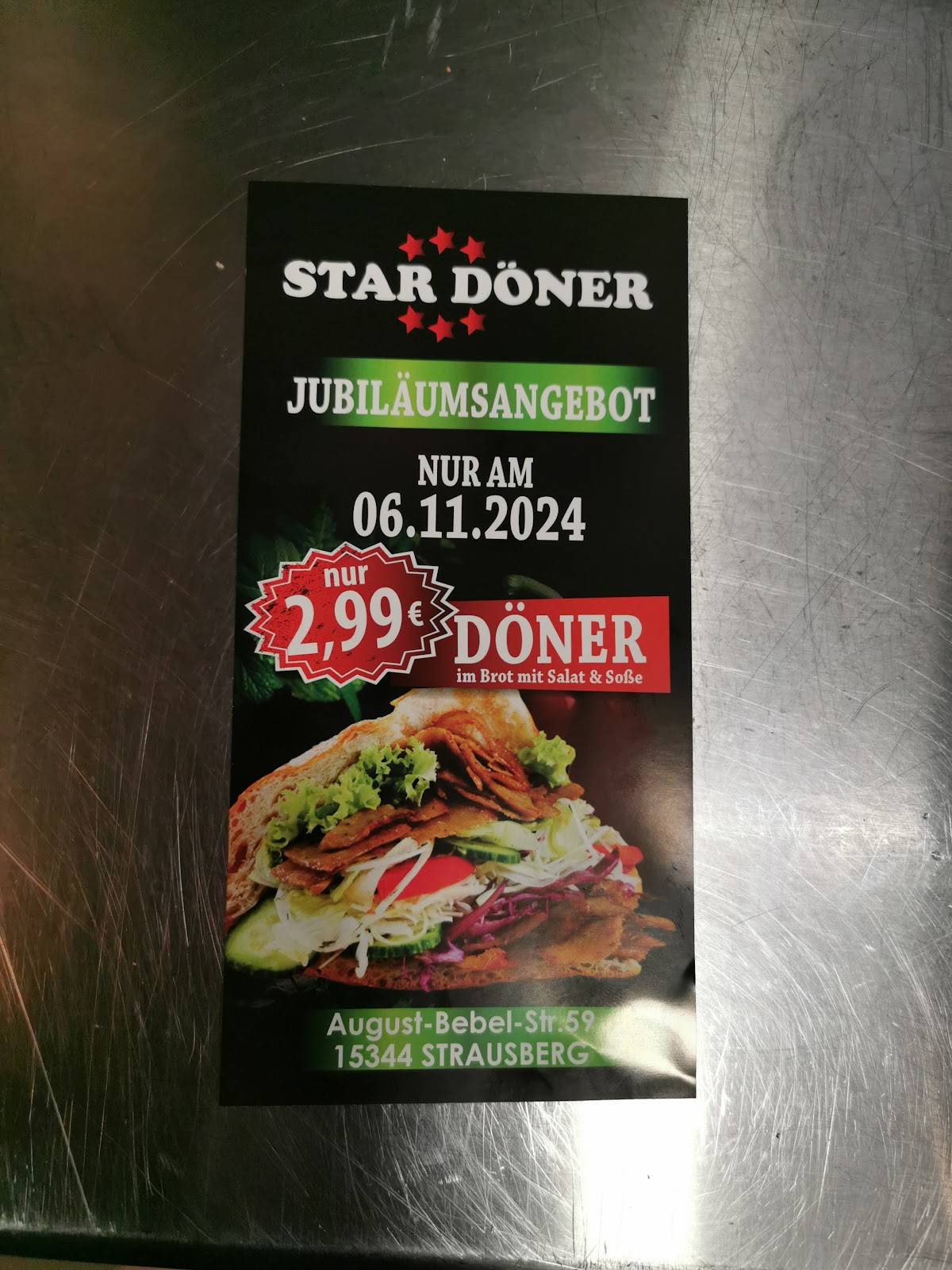 Menu de STAR DÖNER