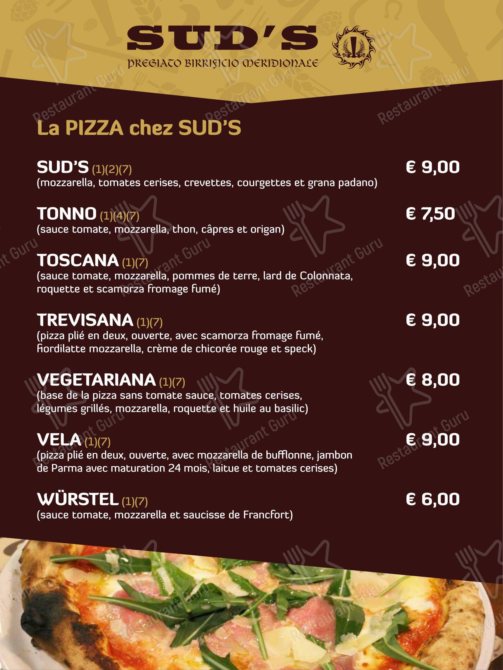 Коктейльная карта per Sud's in Noci