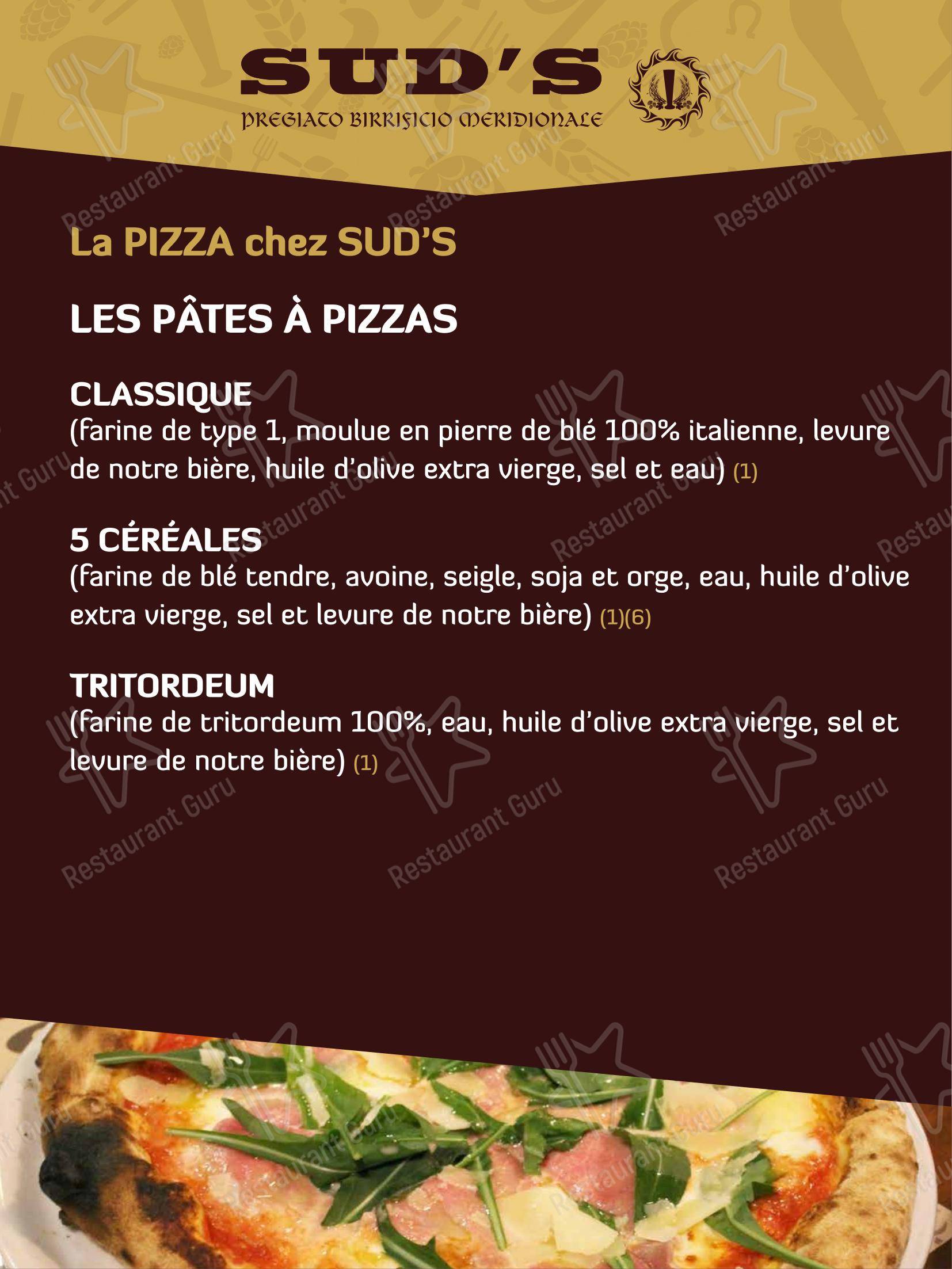 Коктейльная карта per Sud's ristorante