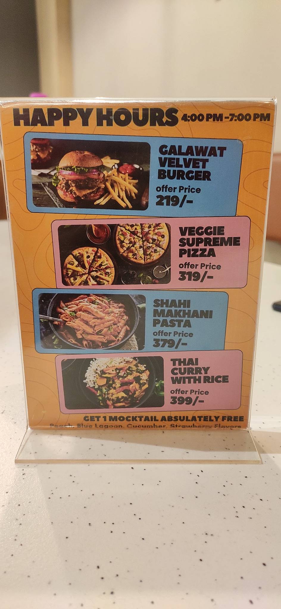 Saffron Sanctuary -From The House Of Ritzz menu