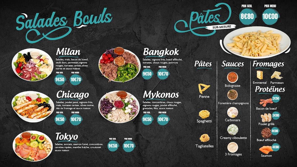 Menu de Sandwicherie Le Koull