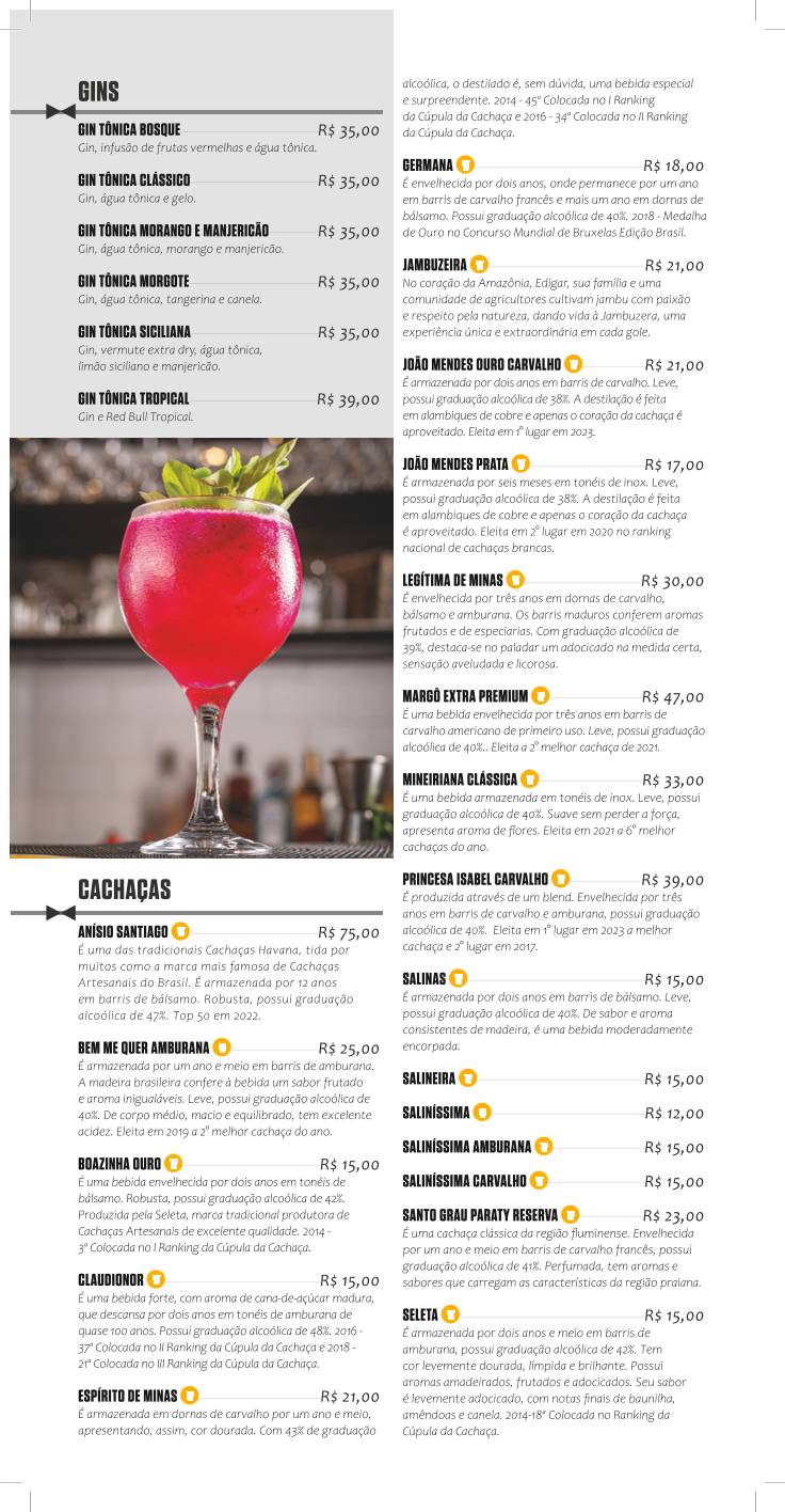 Genuíno Bar e Choperia cardápio