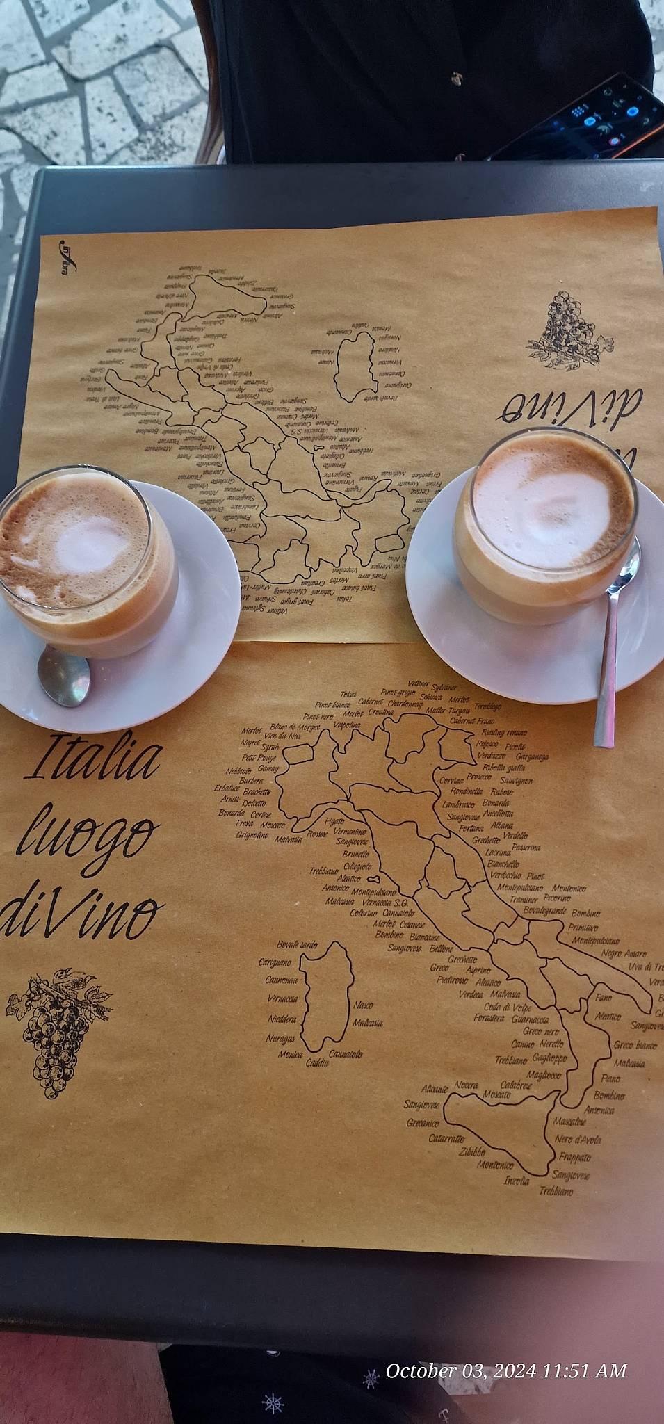 Menu di Sapori e Parole 