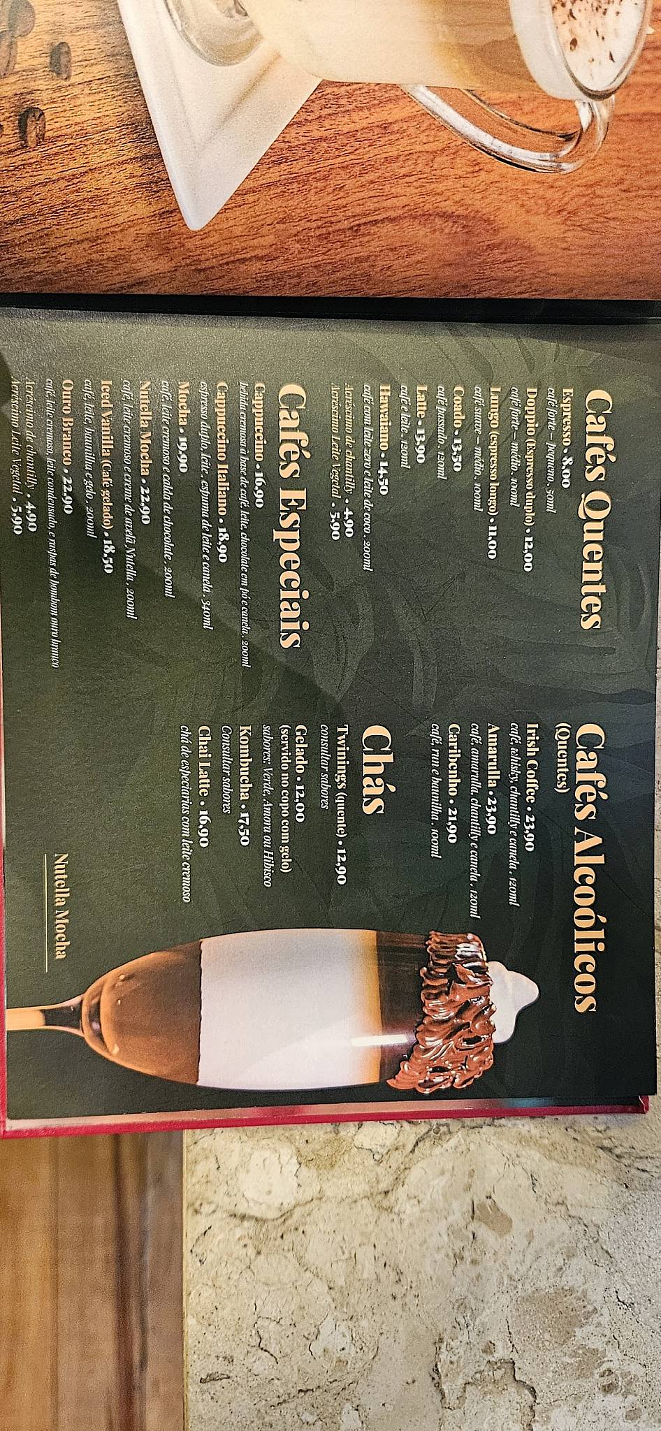 Secretto Café cardápio