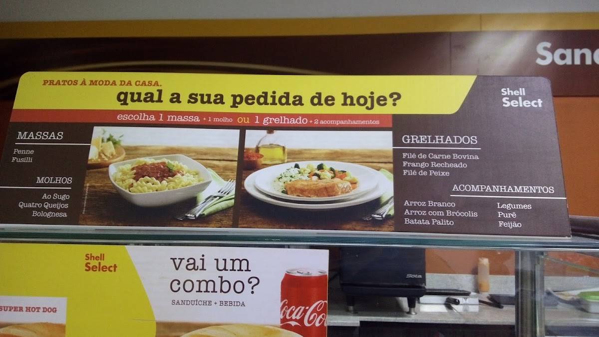 Shell Select HP Chaves cardápio