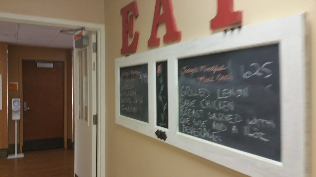 Menu at Sharp Memorial Hospital Cafeteria, San Diego