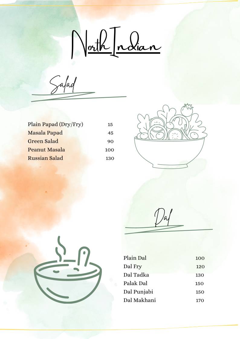 Shila’s Café menu