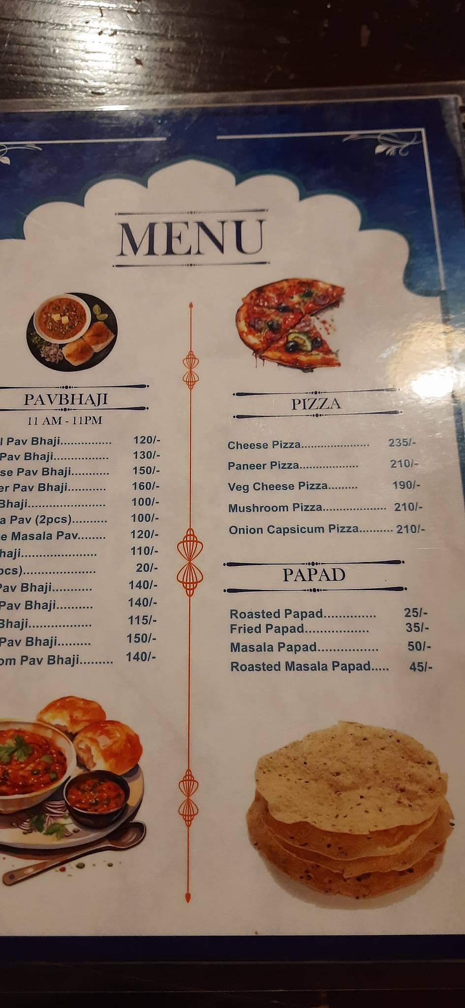 Shree hari pure veg menu
