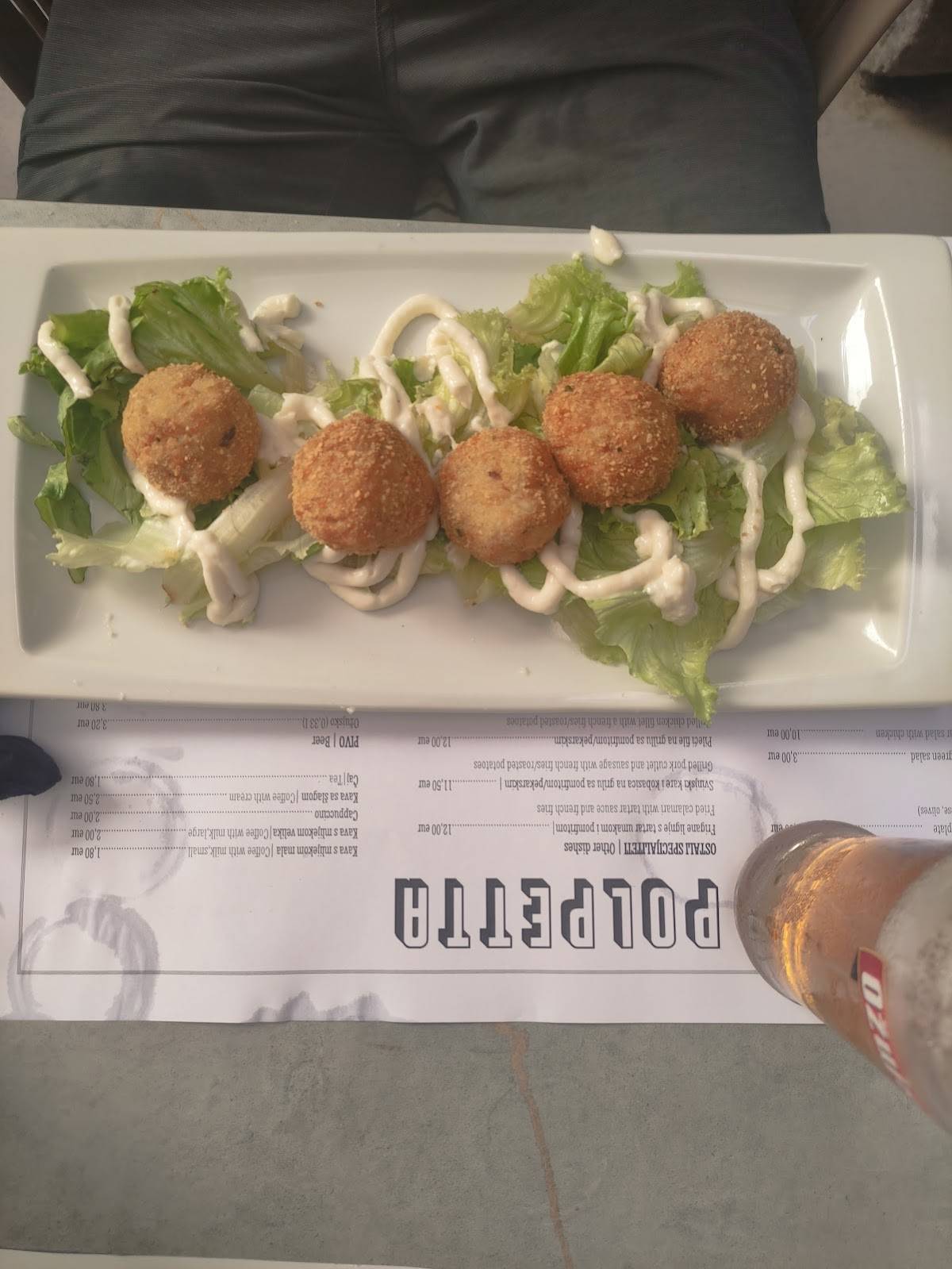 Menu di Pizzeria Polpetta 