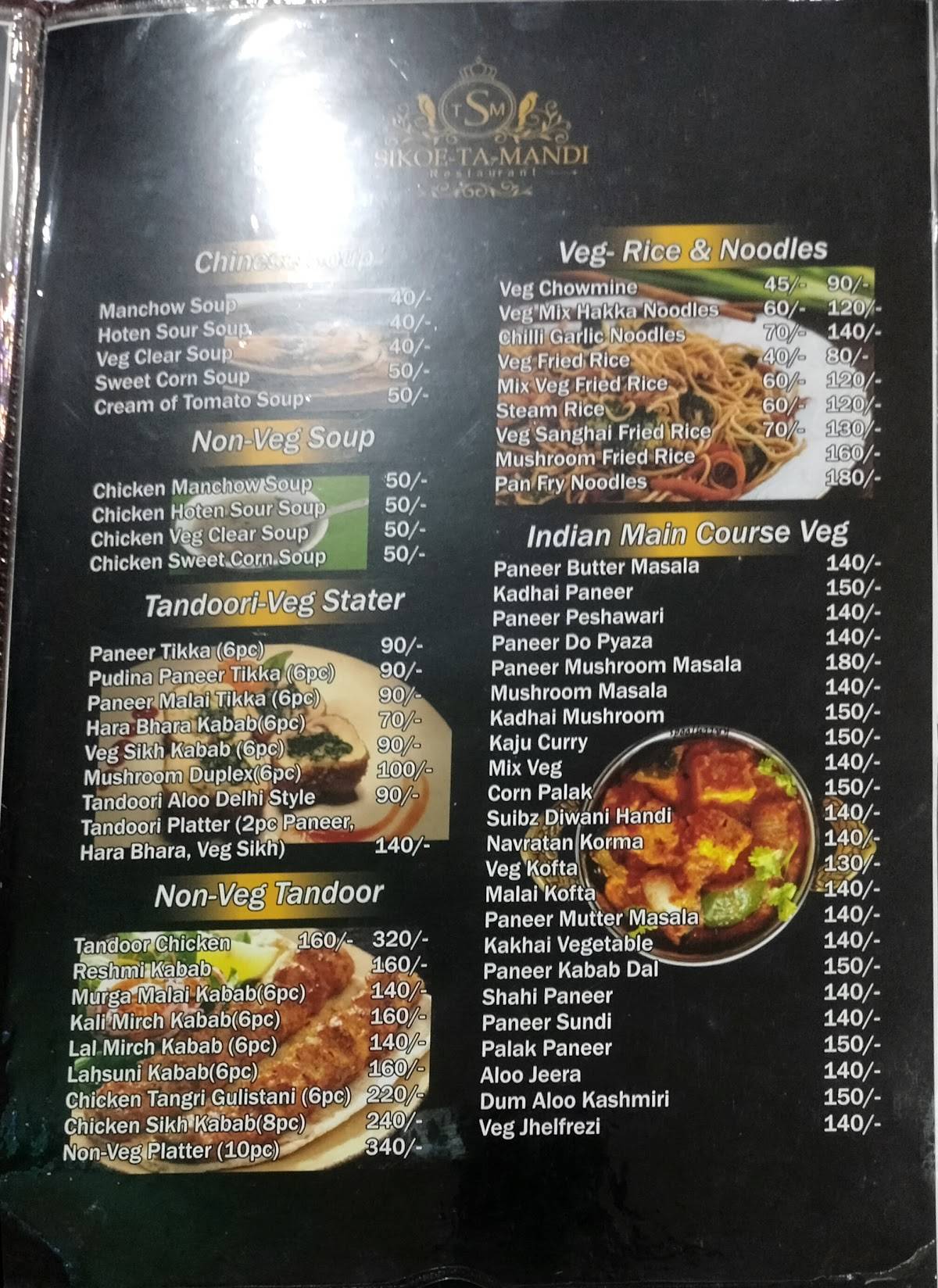 CFC menu
