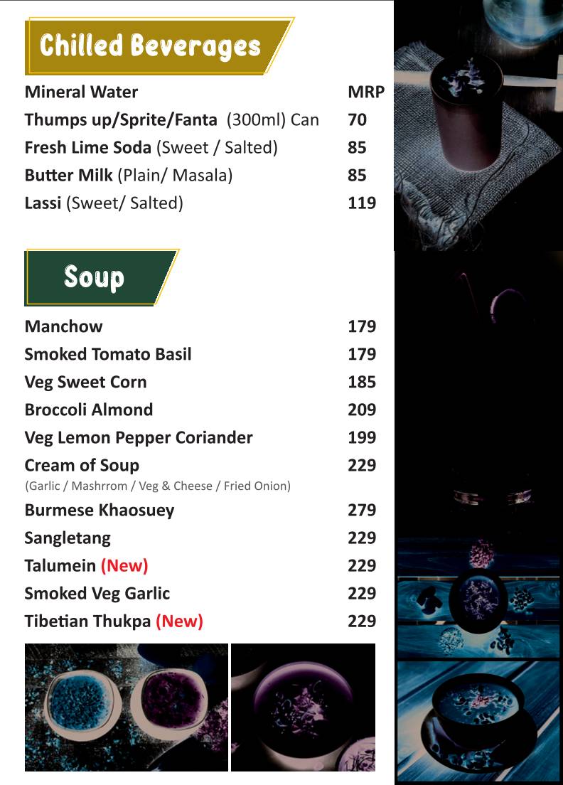 Sizzling Bite Restaurant menu