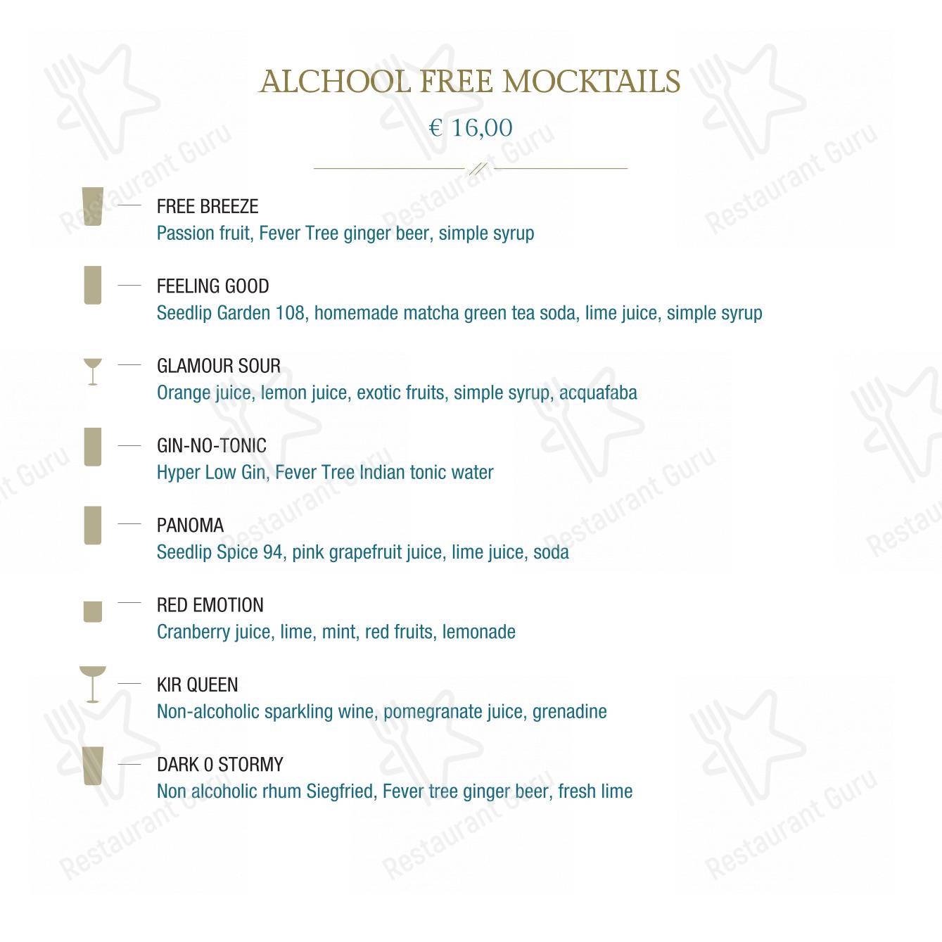 Menu per Vista Sky Bar in Sant'Agnello