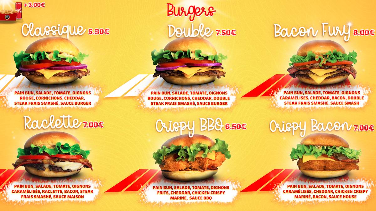 Menu de Smash'K