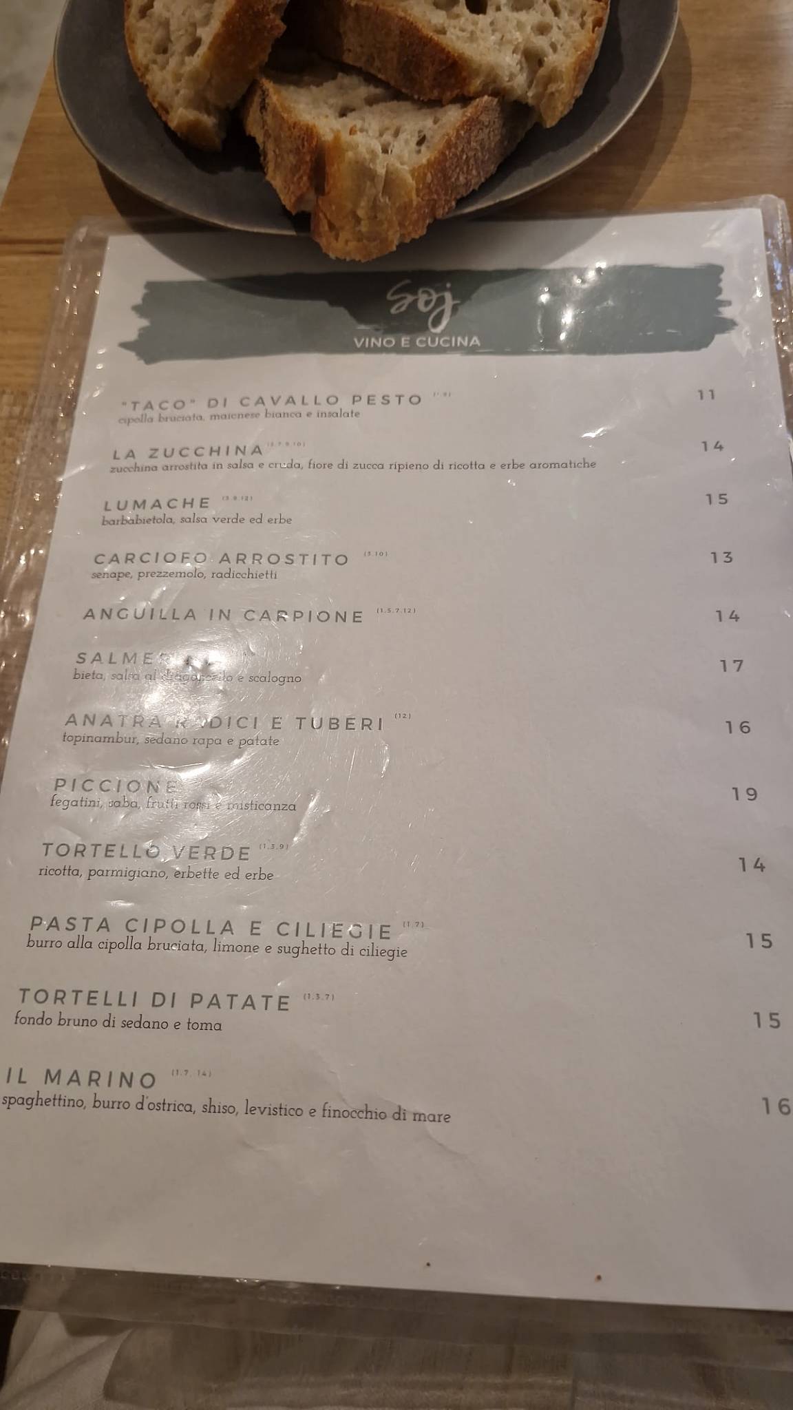 Menu di Soj 