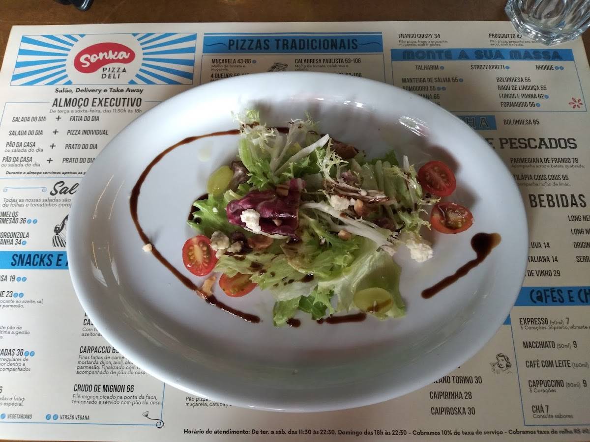 Sonka Trattoria cardápio